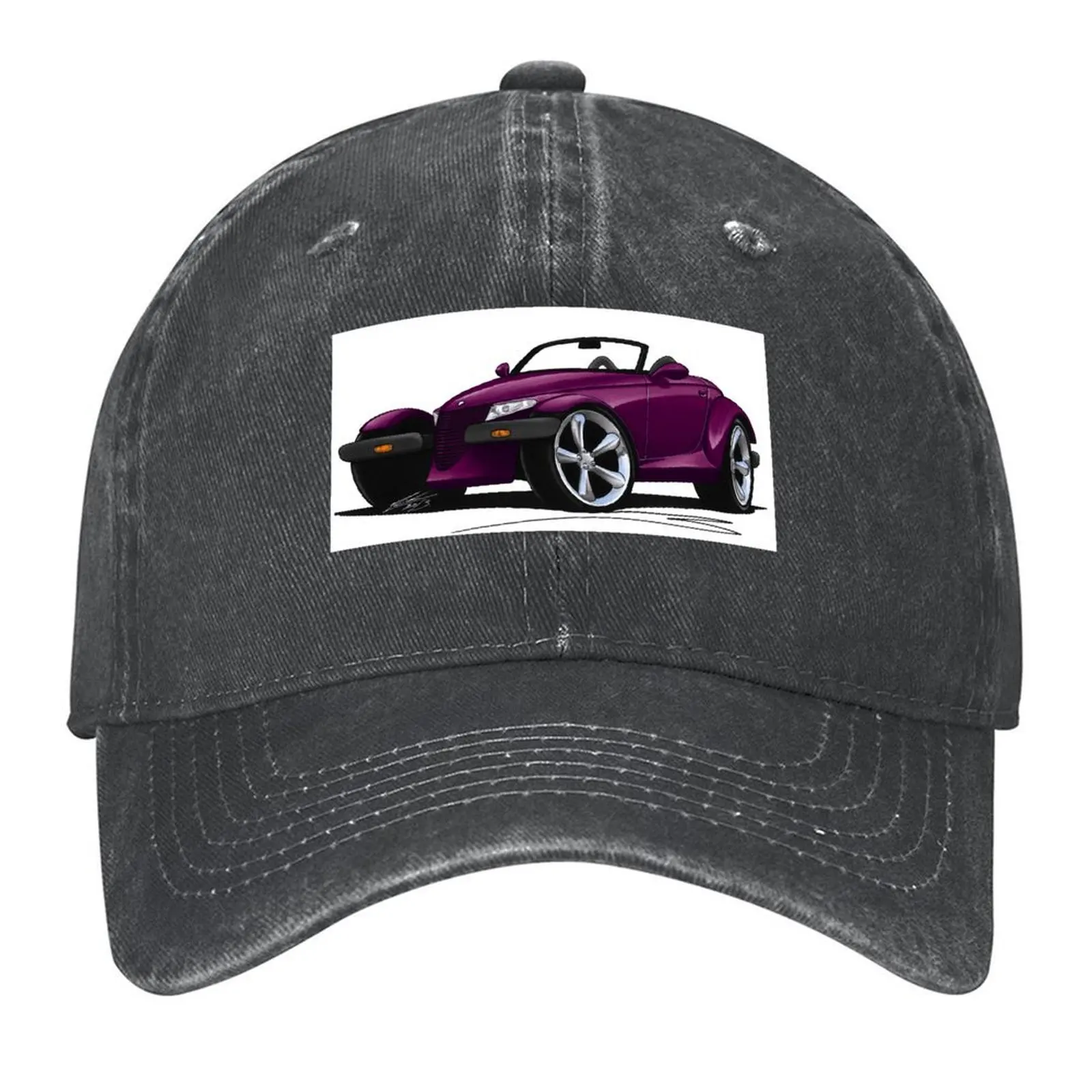 

Plymouth Prowler Purple Baseball Cap fishing caps man hard hat |-F-| custom caps Luxury Woman Men's