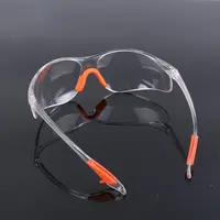 Lab Work Safety Eye Protective Glasses PC Material Anti Impact Wind Dust Proof Goggles Safety Riding Clear Glasses 2