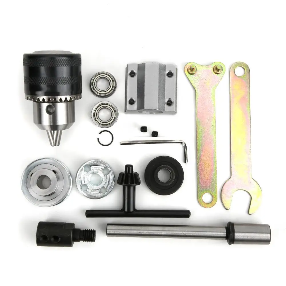 Unpowered Spindle Assembly DIY Woodworking Drill Chuck B16 M10 Sleeve CNC Tool Accessory