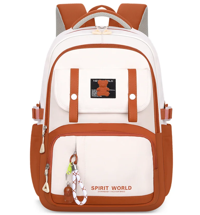 Fashionable Large Capacity Student Backpack School Bags Boys Girls  Teenagers Mochila Waterproof Primary Schoolbag Book Bag