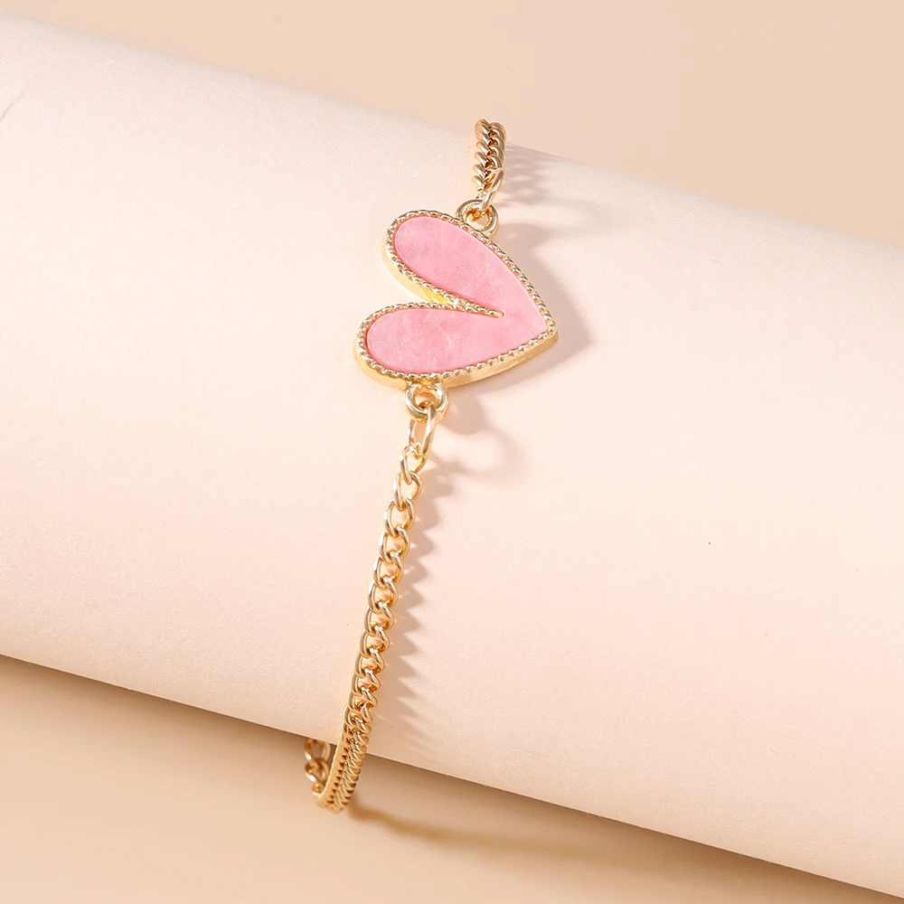 Aihua Niedliche Kawaii Mädchen Herzanhänger Halskette für Frauen Neuer Trend Mädchen Schlüsselbeinkette Party Geburtstag Schmuck Geschenke – Detail 24