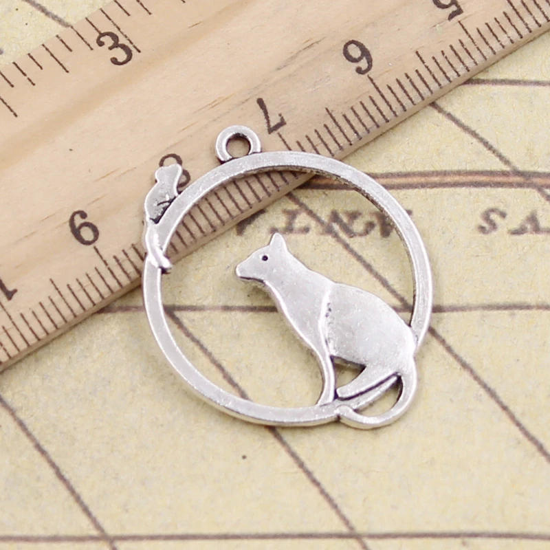 10pcs Charms Animal Mouse Pet Hamster 31x26mm Antique Silver Color Pendants Making DIY Handmade Tibetan Finding Jewelry