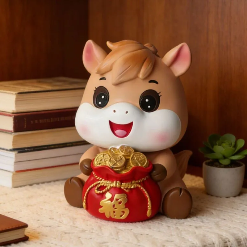 

Horse Anime Money Boxes Kawaii Saving Storage Gift Children Cartoon Design Cute Piggy Bank Aesthetic Skarbonka Home Products
