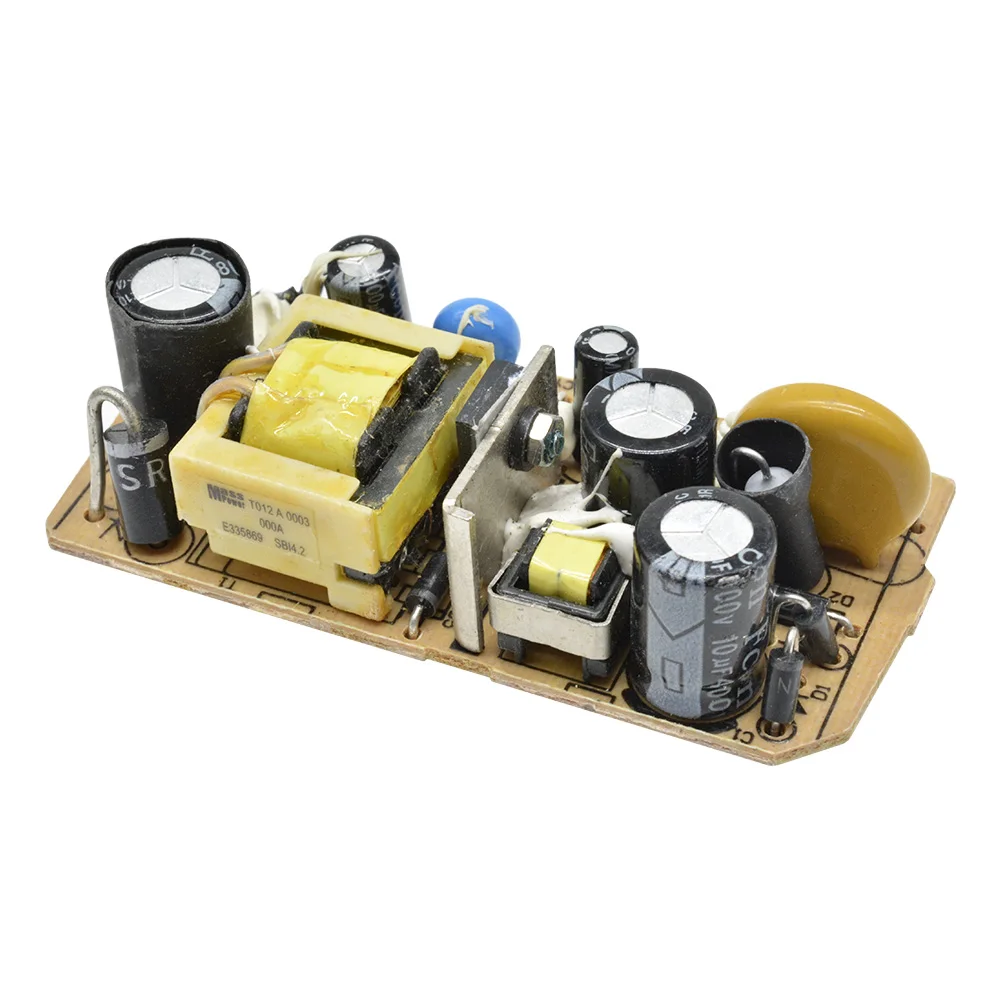 

AC-DC 12V 1A Импульсный блок питания, неизолированная печатная плата для замены/ремонта, защита от короткого замыкания