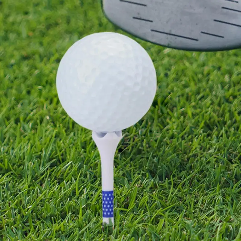 Camisetas de Golf de baja fricción, resistentes, estables, profesionales, patrióticas, de baja fricción, diseño de estrellas y rayas, 50 piezas