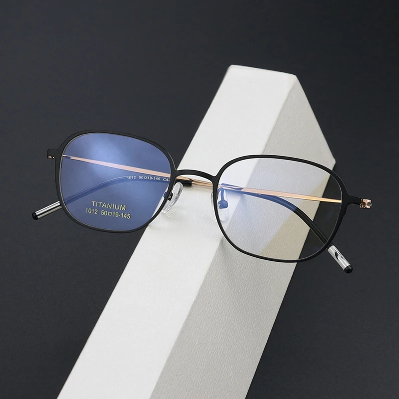 

Pure Titanium Glasses Frame Men Women Vintage Brand New Optical Eyeglasses Frames Retro High Quality Eyewear Spectacles