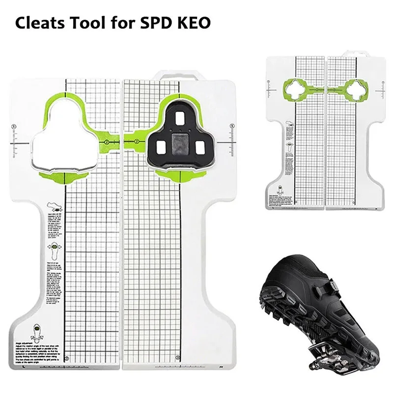 for SPD/KEO Bicycle Pedal Cleat Tool Adjustment MTB Road Bike Lock Pedal Alignment Tools Self Lock Shoes Cleats Riding Accessori