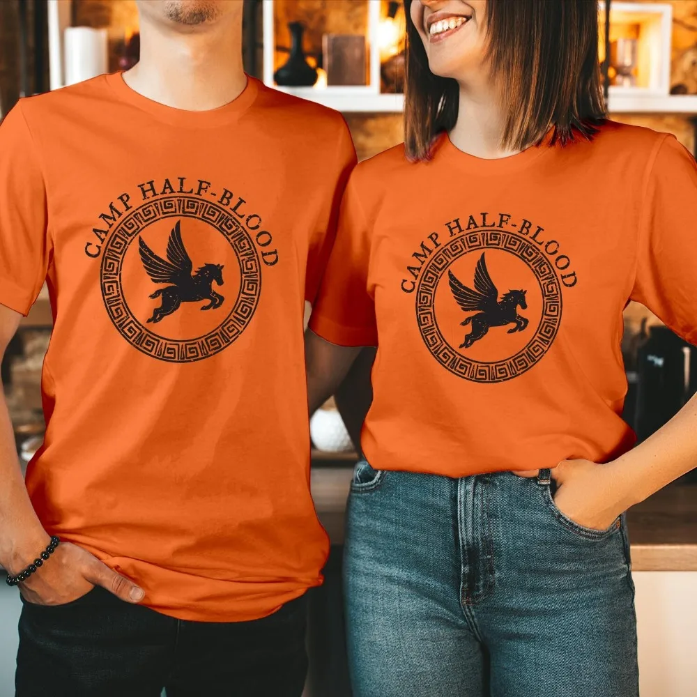 Camp Half Blood Book Lover Percy Jacks Kids Gift Halloween Shirt Ropa Mujer Y2k Top Aesthetic Clothes T Shirt Women
