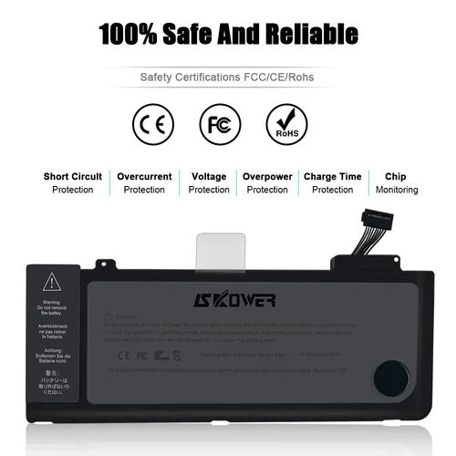 Imagen 2 del producto SKOWER A1322 A1493 A1713 A1819 A1417 A1618 A1321 batería para Macbook Pro 13 ""A1278 A1502 A1708 A1706 15"" A1286 A1398 A1707