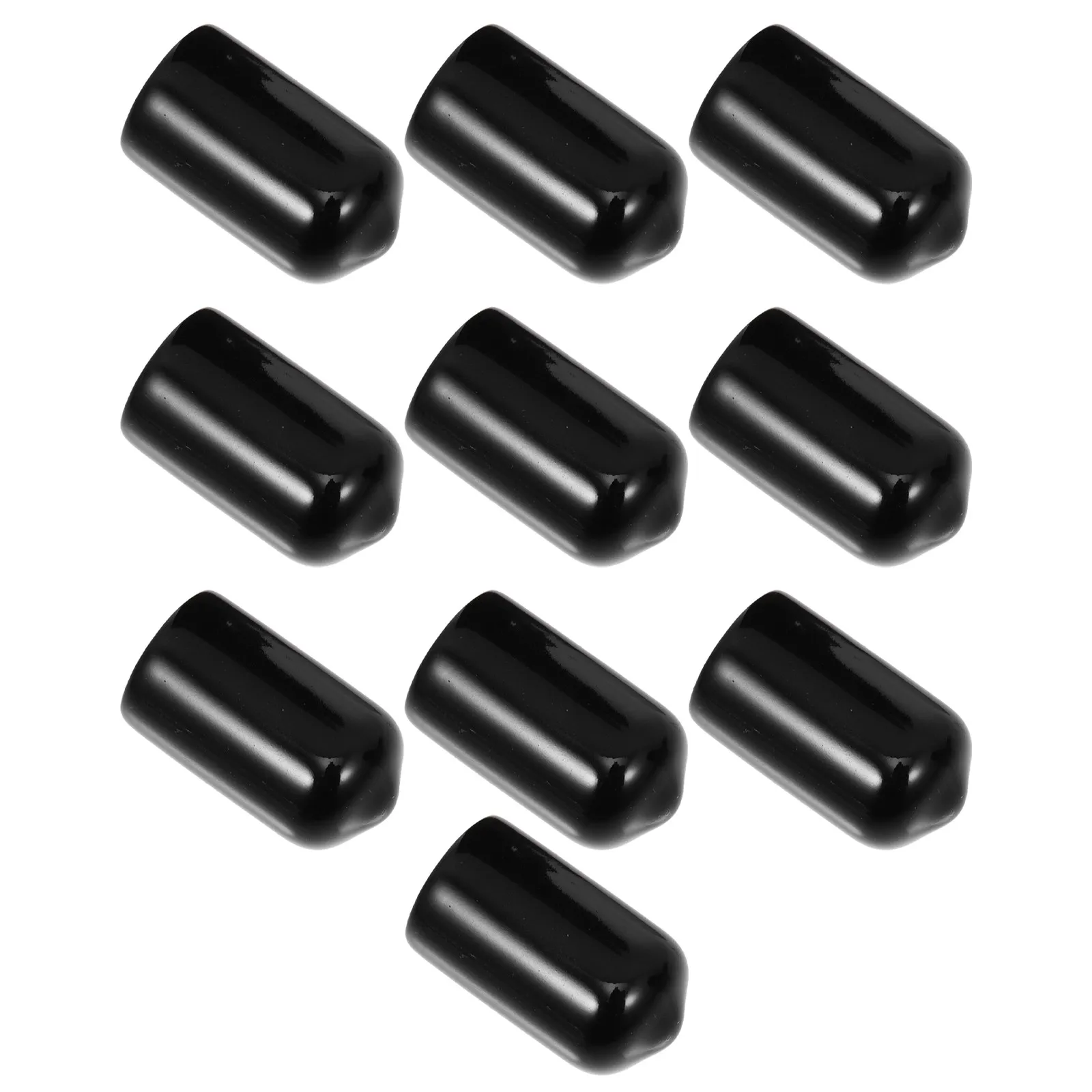 

10Pcs Fine Detail Rubber Cue Tip Covers Protective Billiard Cue Head Protectors for Pool Snooker Players Better Grip Direction