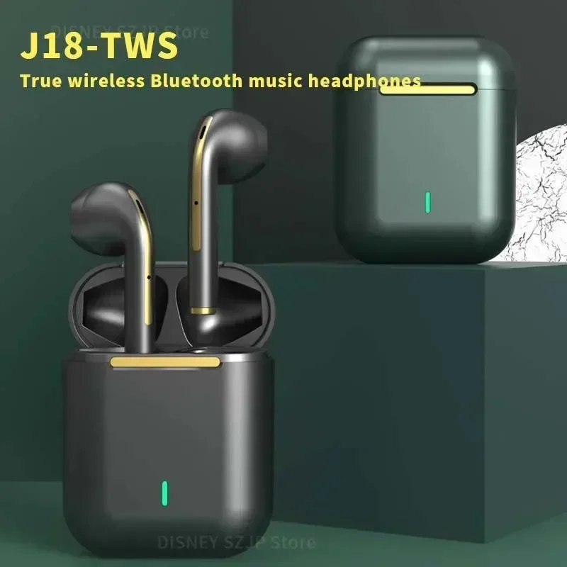 J18 Earphone For XIaomi Binaural Wireless HiFI Stereo Earbuds Pop Up 5.0 Mini Sports Tws Bluetooth Noise-canceling Headset