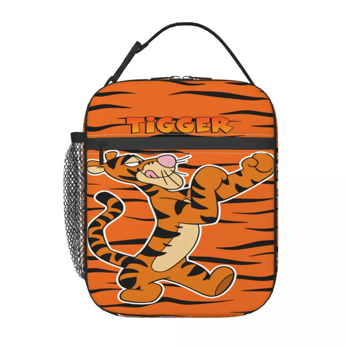 Winnie The Pooh Tigger Lunch Bag Outdoor Picnic Lunch Box For Women Kawaii Tote Food Bags Oxford Portable Insulated Cooler Bag