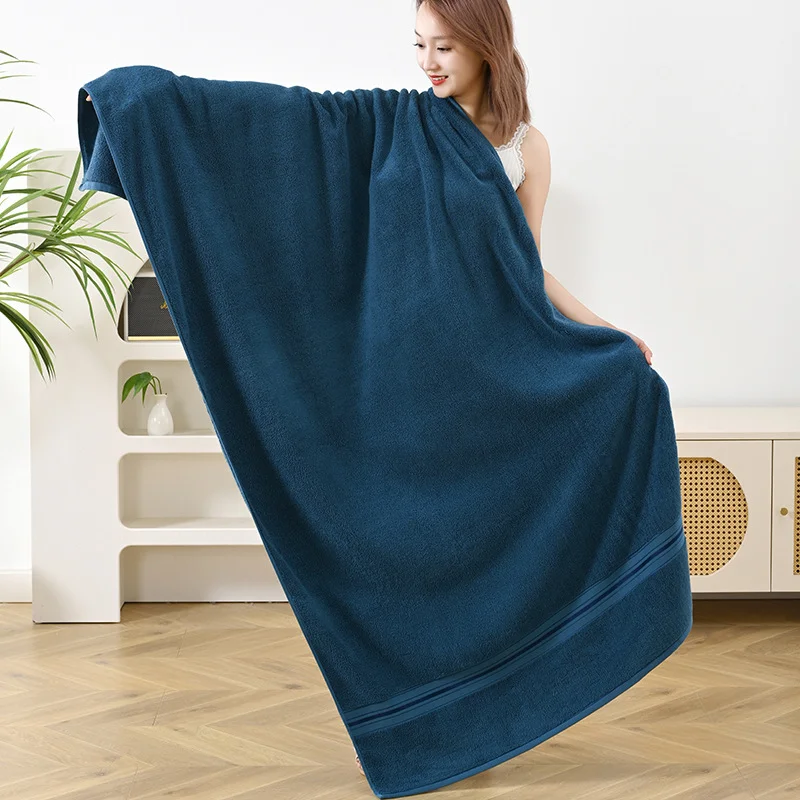 High Quality Extra Large 100% Cotton Knitted Hotel Bath Sheets Towel Sets Quick-Dry Fluffy Antimicrobial Water Absorption