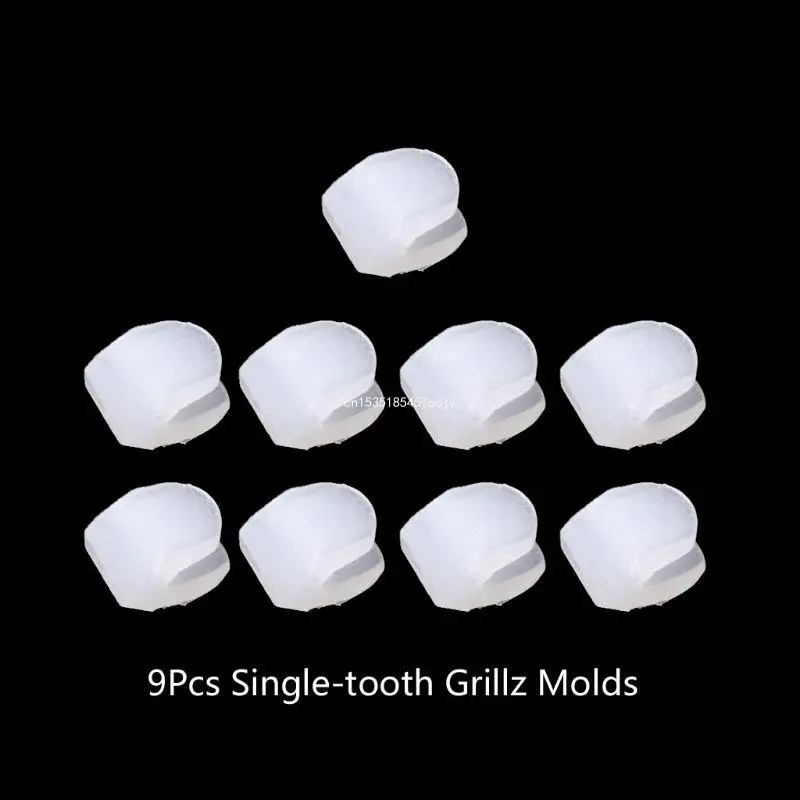 Portable Silicone for Grillz Mold Bars Fit Top & Bottom Silicone Molding Fixing Dropship