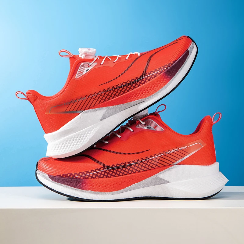 2026 Men's and Women's Professional Carbon Board Marathon Running Shoes Shock Absorption Ultra-light Stable Support Sports Shoes