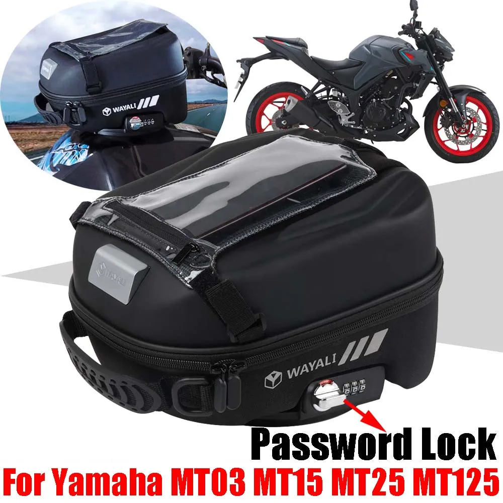 

For YAMAHA MT03 MT15 MT25 MT125 MT 03 15 25 125 Accessories Tank Bag Storage Bags Luggage Tanklock Backpack GPS Navigation Bag