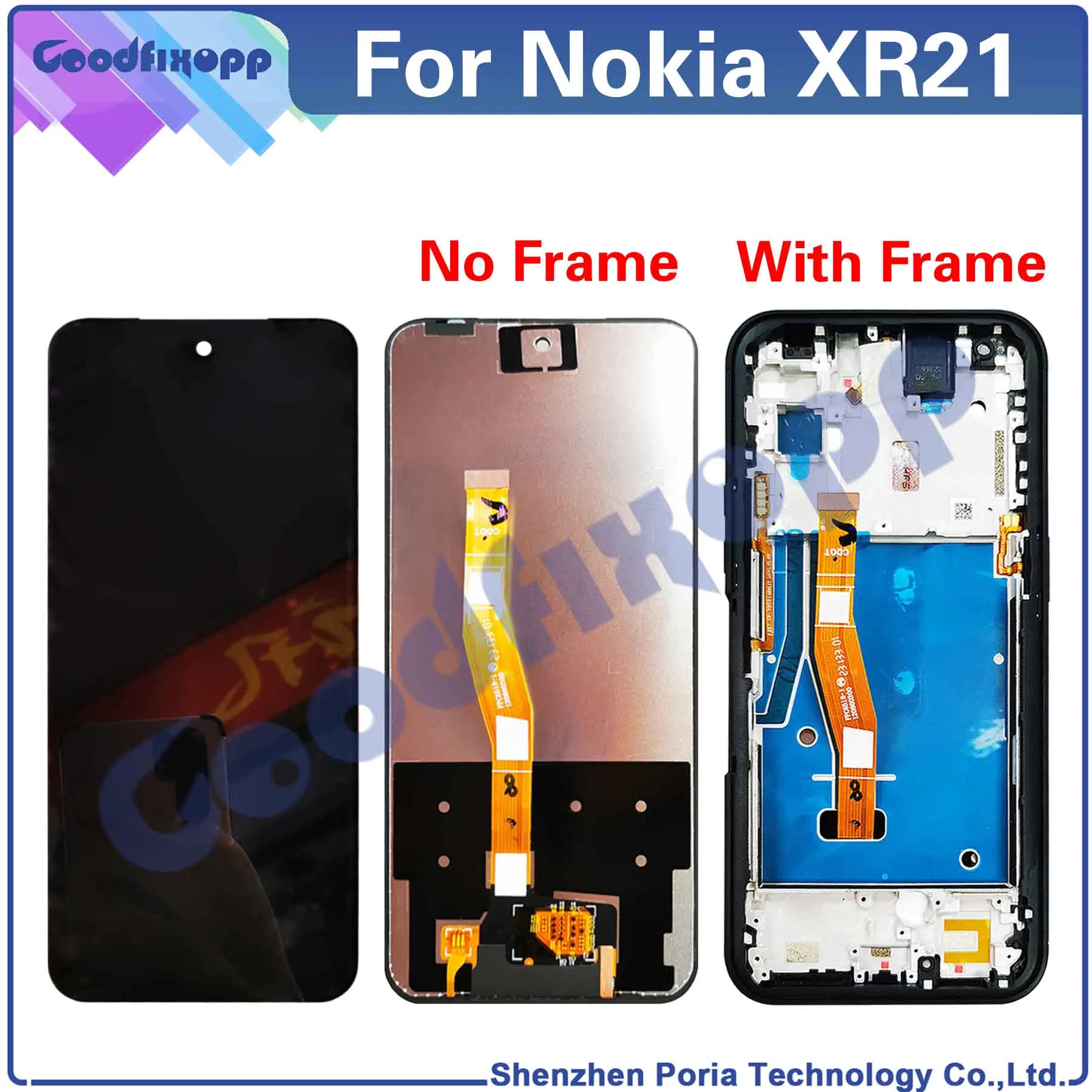 For Nokia XR21 LCD Display Touch Screen Digitizer Assembly Repair Parts Replacement