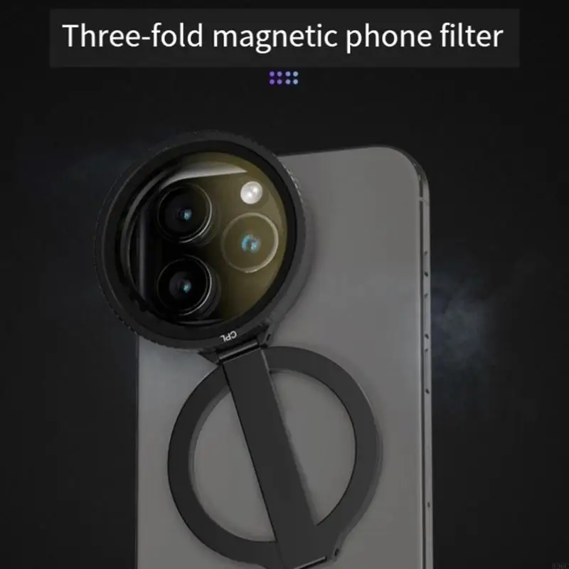 

Phone Filter Clip Holder For Instantly Attachment And Foldable Tripod Stand Professional Photography 896C