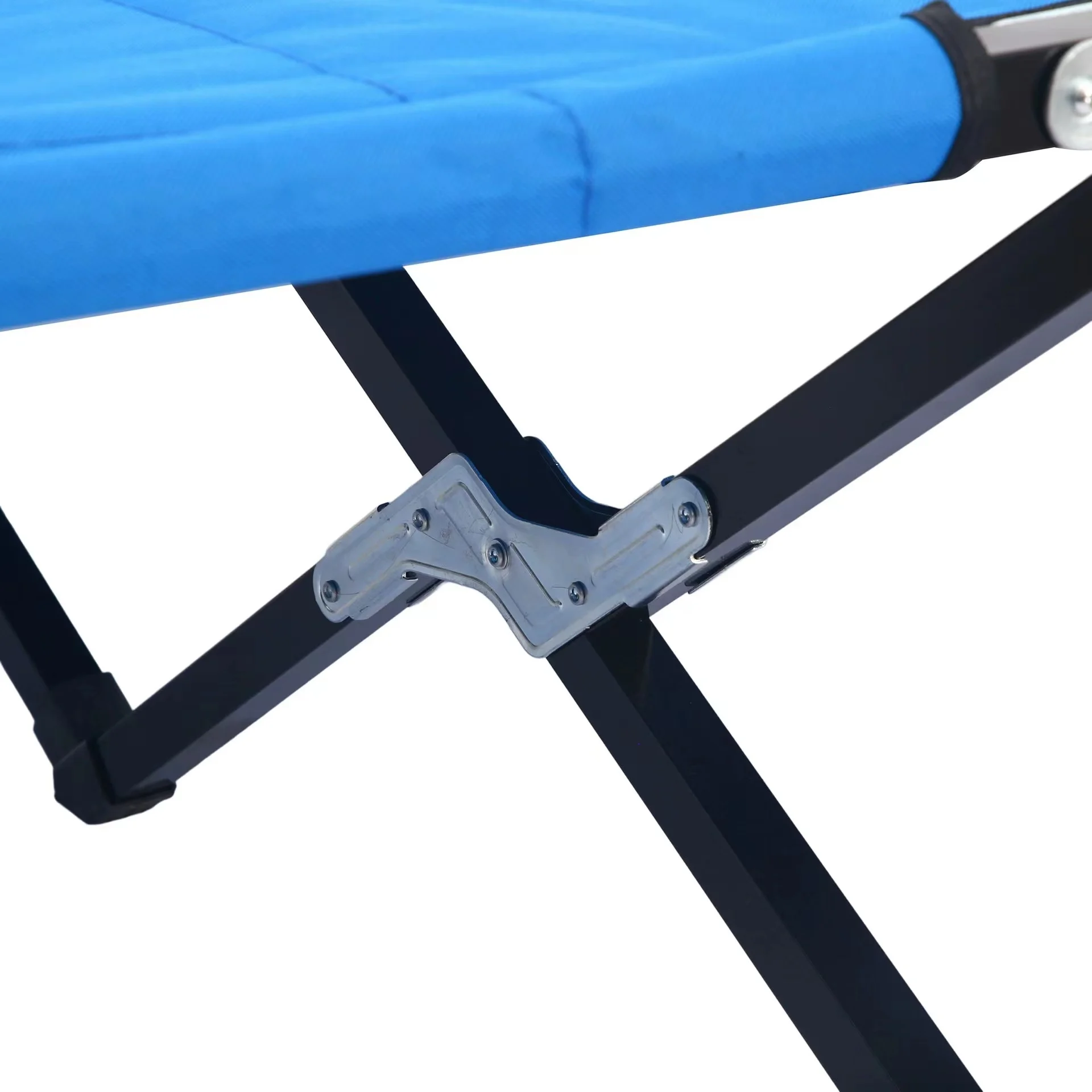 2person portable folding square tube camping bed