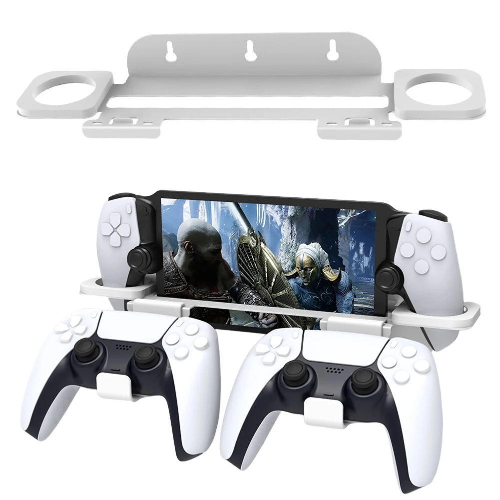 

For PS5 Portal Game Console Wall Storage Stand Controller Wall Holder Wall Mounting Bracket Holder for PlayStation 5 Controllers