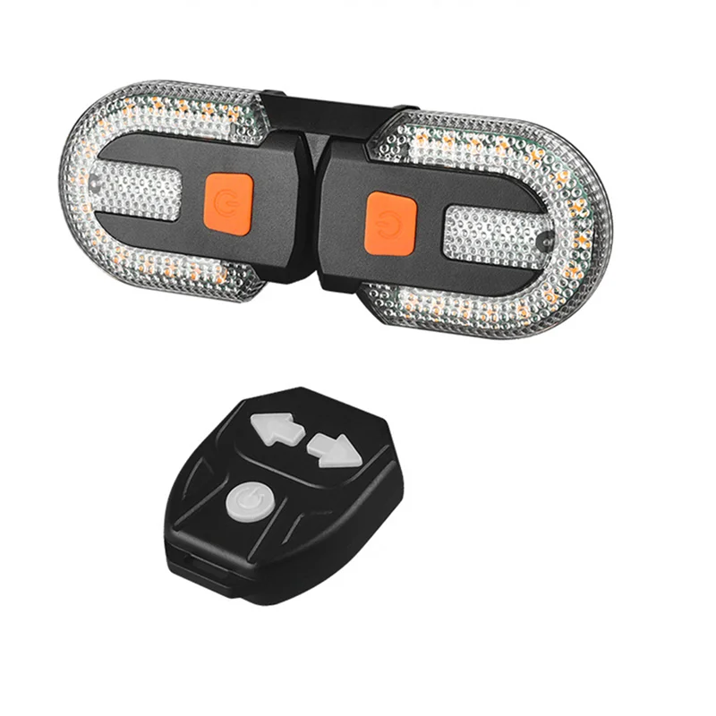 

LED Bicycle Remote Control Turn Signal Taillight Waterproof Bike Warning Lamp For Outdoor Cycling Parts-A61E