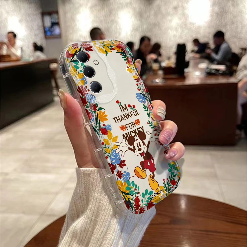 Disney Mickey Minnie 3D Wave Case For OPPO Realme 12 11 10 9 8 7 7i 6 5 Pro Plus C67 C55 C31 C35 C11 C12 C15 C20 C21Y Cover image 4