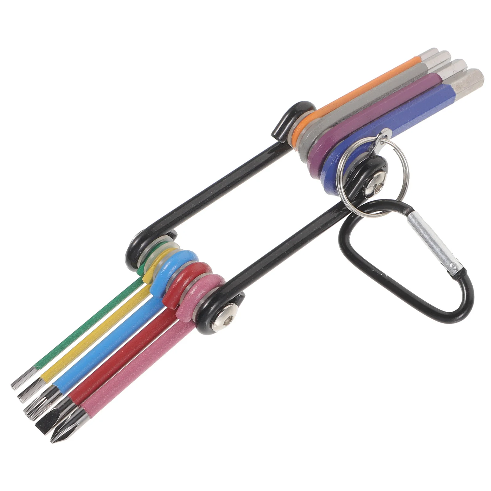 

1 Set Colorful Foldable Hex Key Wrench Tool For Bicycle Bathtub Repair Multi-Size Metric Key Set Small Wrenches Assorted Spanner