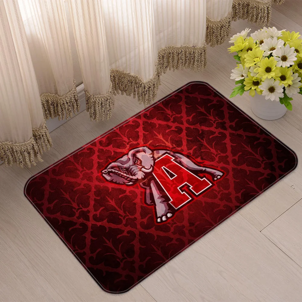 AlabamaS Crimson TideS Doormat Outdoor Rug Mat Bedroom Carpet for Bathroom Things to the House Entrance Door Doormat Floor Mats