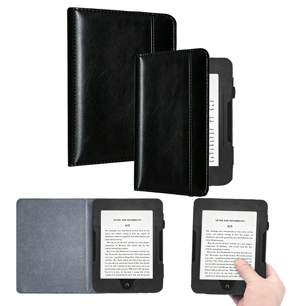 PU Leather Folio Case For Barnes & Noble Nook GlowLight 4 Plus ，7.8