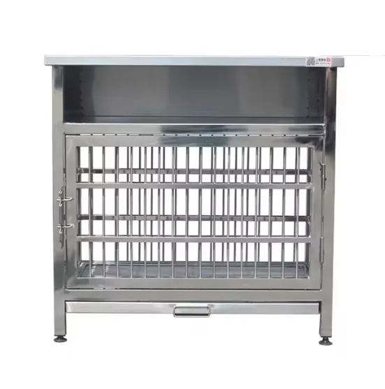 

USMILEPET Stainless Steel Veterinary Medical Equipment With Cage Veterinary Surgery Animal Diagnostic Table For Pet Hospitals