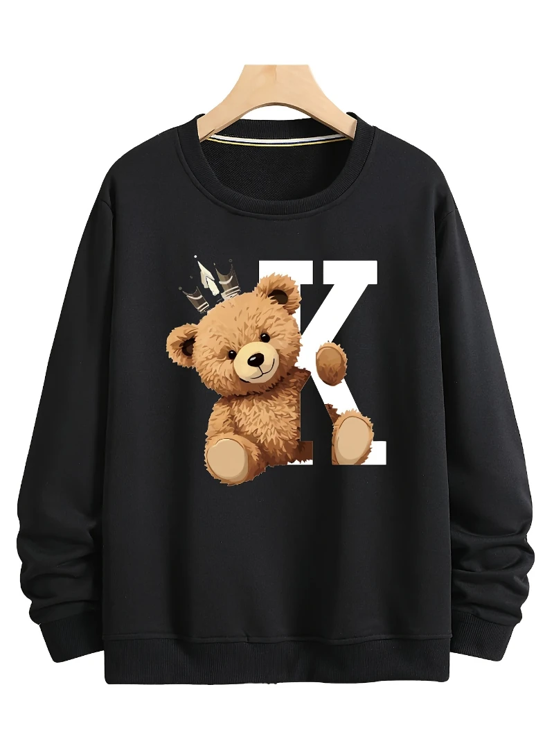 

Осень-зима 2025: толстовка с круглым вырезом, мужская повседневная удобная рубашка, модная рубашка с длинными рукавами для мужчин и женщин, топ