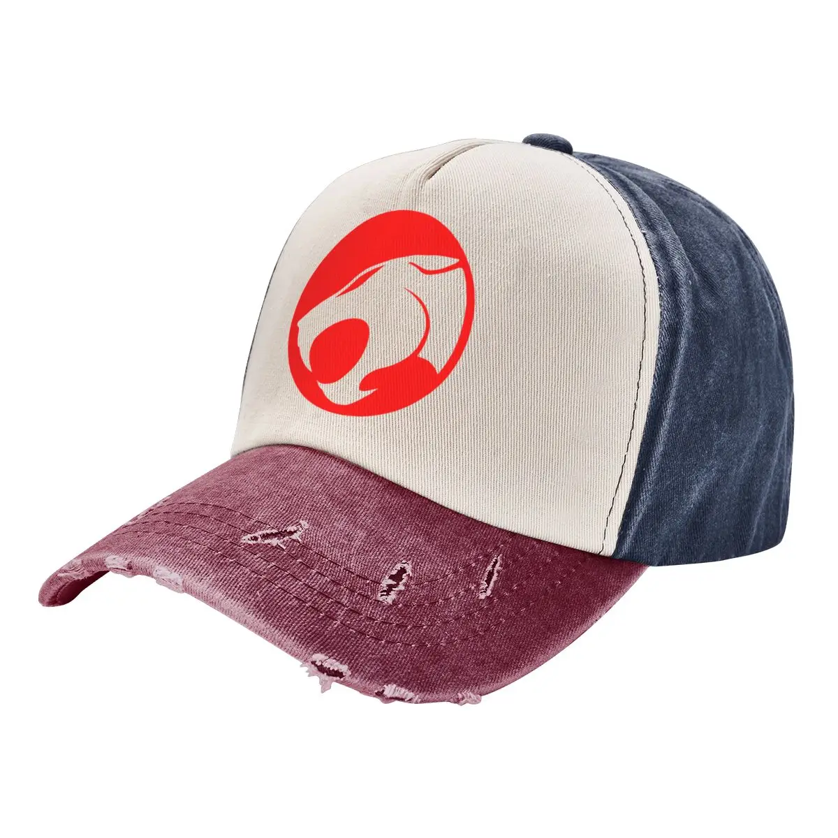 Thundercats Logo Cartoon Anime Baseball Caps Distressed Denim Washed Snapback Hat for Men Women Outdoor Running Golf Caps Hat