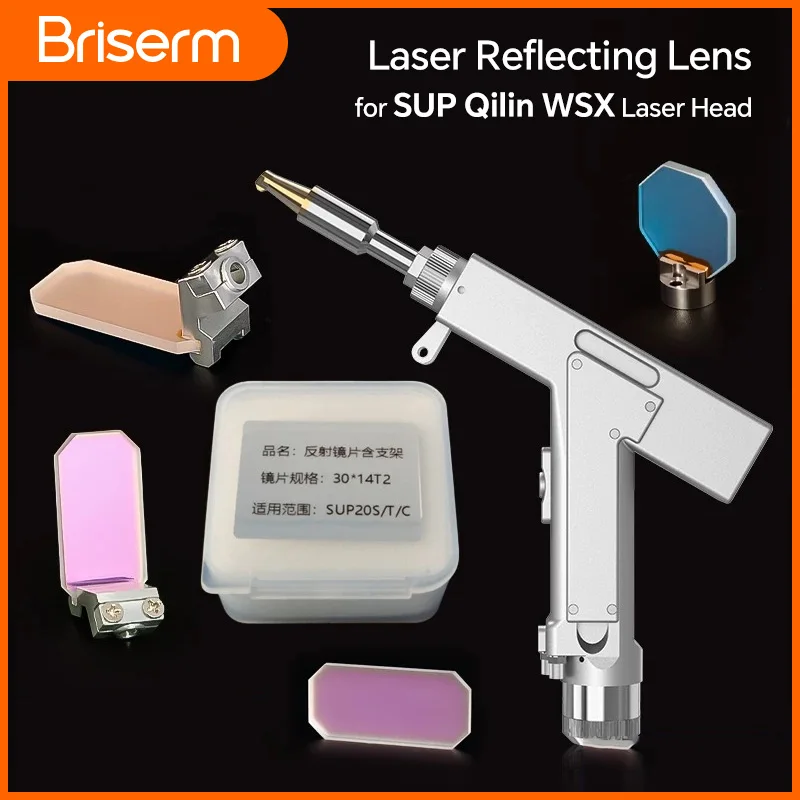 

Briserm Laser Reflective Lens Qilin 22.5x17x2.9 15.2x15.2x1.6 20x15.2x1.6 with Holder SUP 20x15.2x1.6 Laser Reflector Mirrors