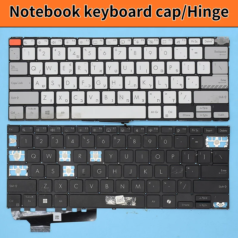 Replacement Original Keycap Key Cap Hinge for ASUS Zenbook 14 OLED UX3402 UX3402Z UX3402V S13 X13 UM5302 Laptop Keyboard KeyCap