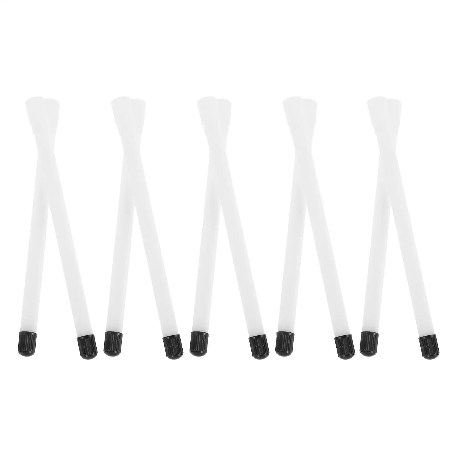 

10 Pcs Tire Valve Extension Rod Plastic Stem Extender Adapter French to Car Nozzle Straight Extenders Valves Power Supply