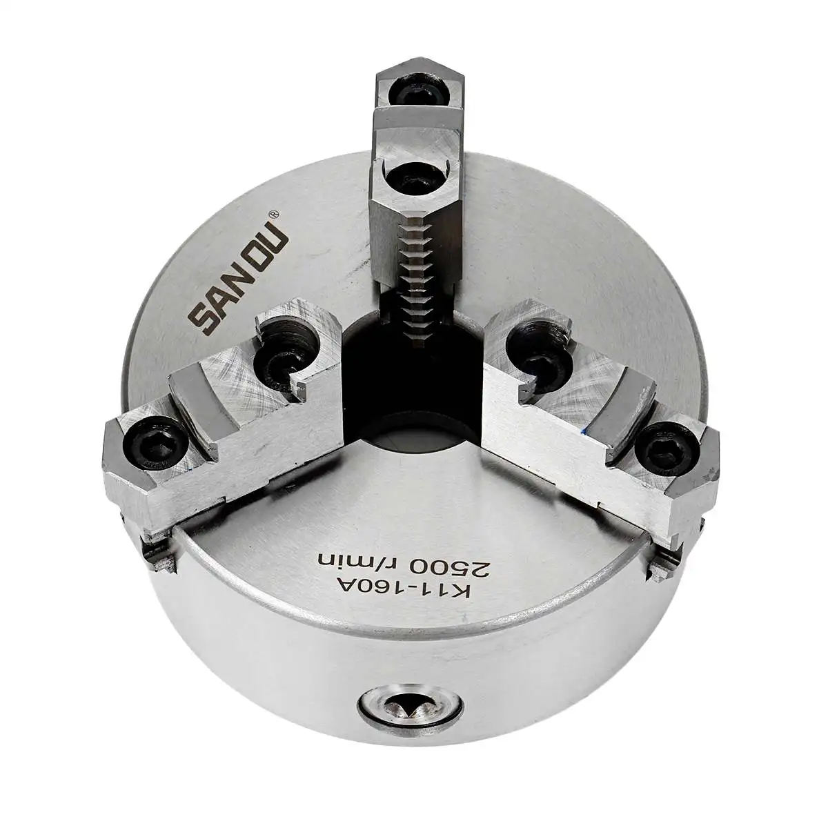 160mm Lathe Chuck SANOU Precision 3 Jaw Self-Centering Lathe Chuck K11-160A With Reversible Jaw Metal Lathe Chuck