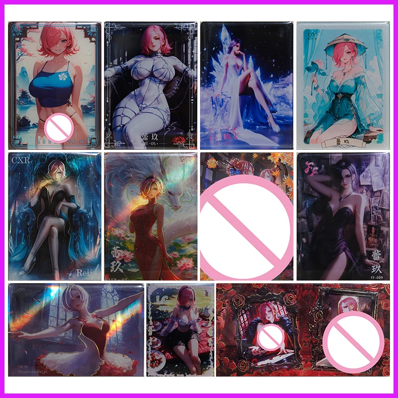 Anime EEN STUK Zeldzame HTG XE BJ QY CXR SSP PQR FF YR LC SPZ Game Collectible Kaarten Vinsmoke Reiju Speelgoed voor Jongens Verjaardagscadeau