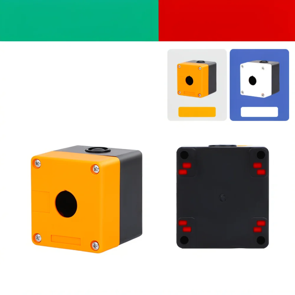 Empty Button Box For CNAOM LA38 LAY37 XB2 Series Industrial Switch Mounting Panel Durable Protective Cover Electrical Enclosure