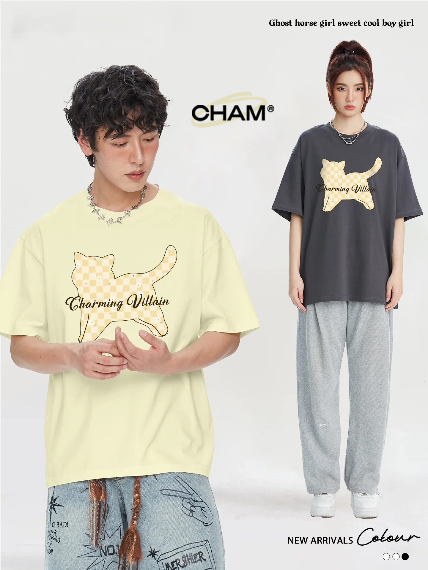 

Очаровательная летняя футболка «Антигерой» из чистого хлопка, свободного кроя, с круглым вырезом, с принтом, повседневная, для женщин