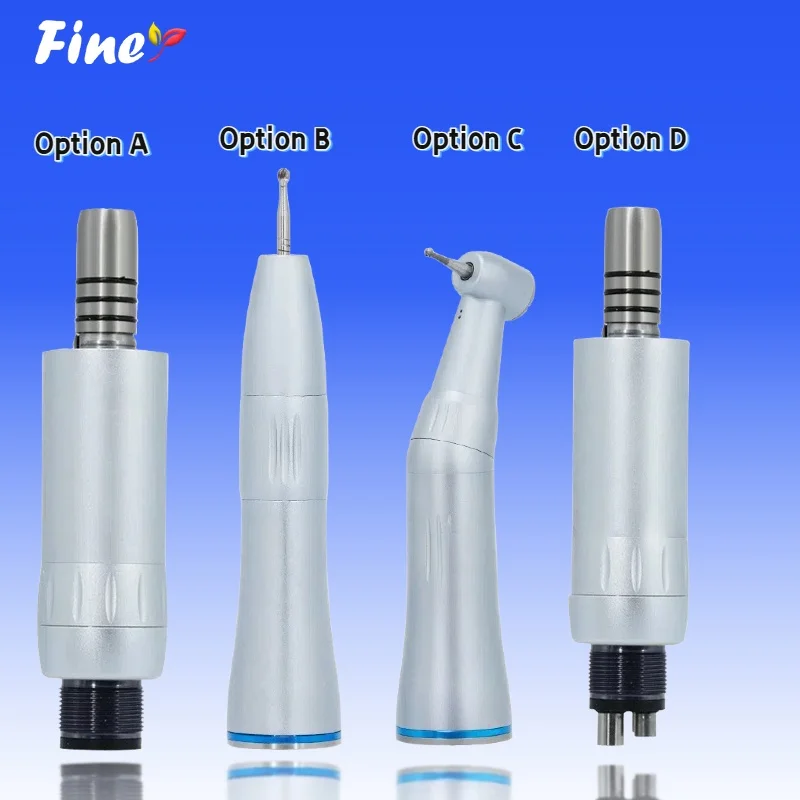 1PC Dental Niedrige Geschwindigkeit Handstück Innere Wasser Spray Contra Winkel Gerade Handstück 2 4 Loch Luft Motor Dental Niedrigen stück Zahnmedizin