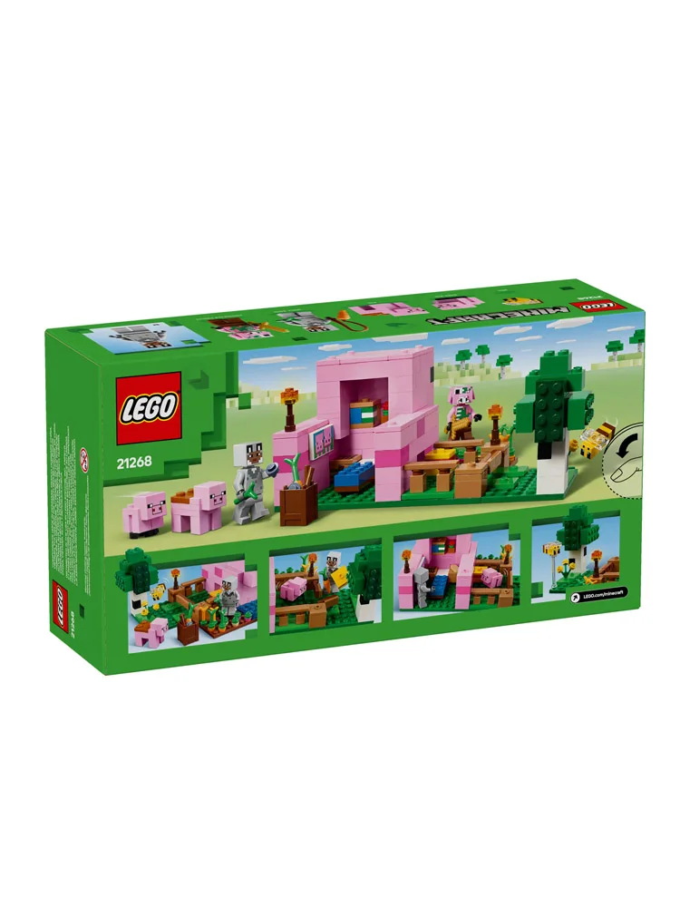 Lego 21268 Pig Baby House Minecraft Series 2025 مكعبات بناء تعليمية جديدة للأطفال