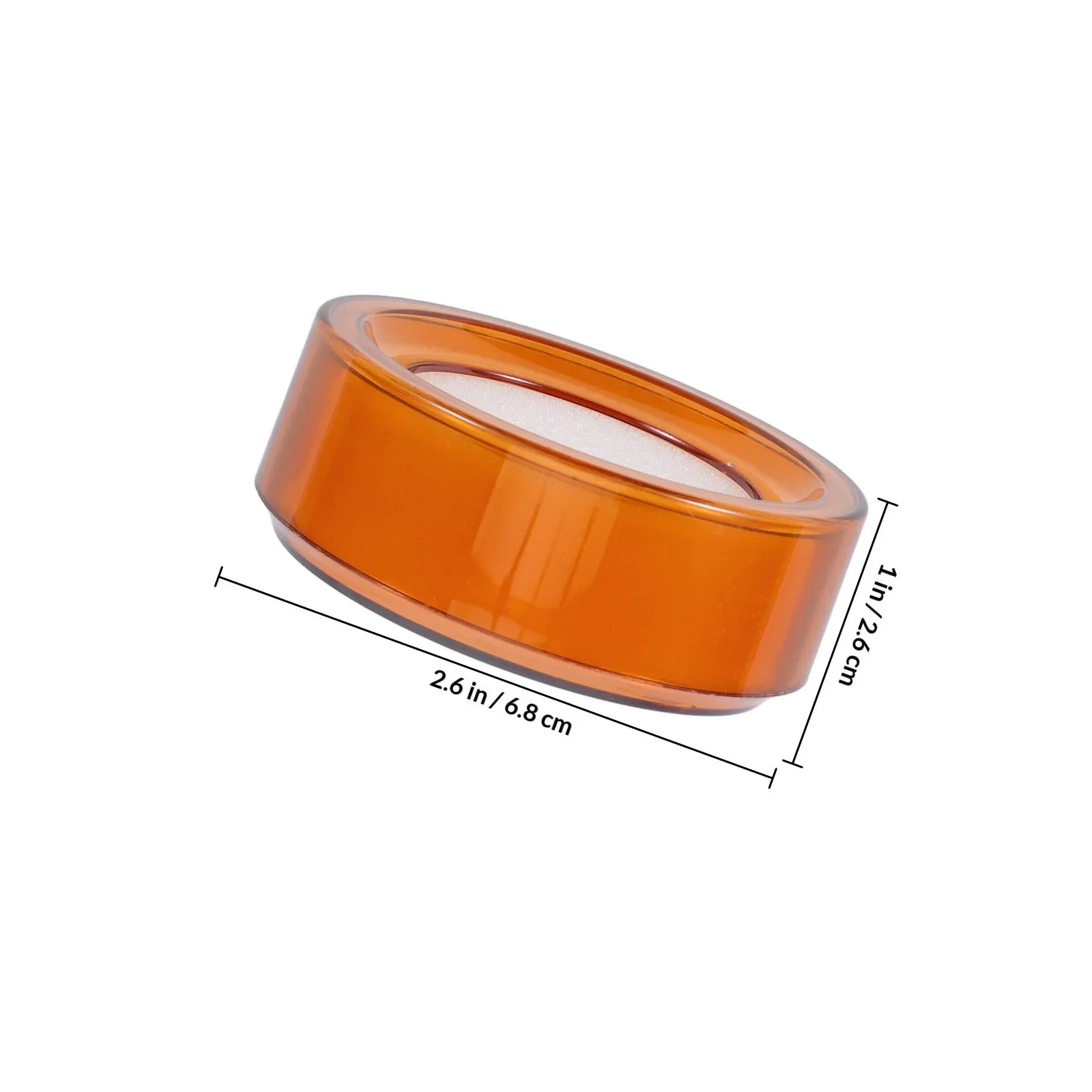 2Pcs Desktop Finger Moistener Round Sponge Plastic Tool Document Handling Money Counting Paper Grip Moistener Finger Damper view 2