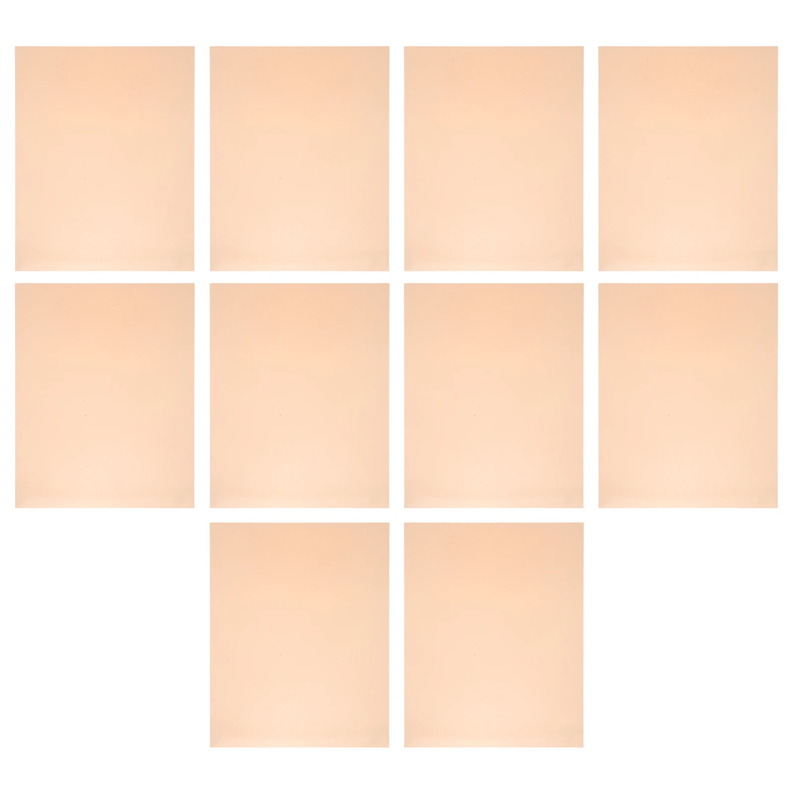 

10pcs Filter Plate Color Correction Sheets Transparent PVC Light Diffuser LED Photography Colored Film Plastic Teaching Aids