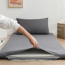 360° Fully Enclosed with Zipper Mattress Protector Cover Student Baby Single Double Bed Sheet Protection Pad 90/150cm