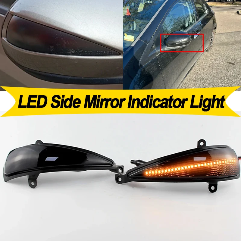 

2X LED Side Mirror Indicator Light For Honda Civic Hatchback 3 door/5 door Type-S Type-R 2005 2006 2007 2008 2009 2010 2011 2012