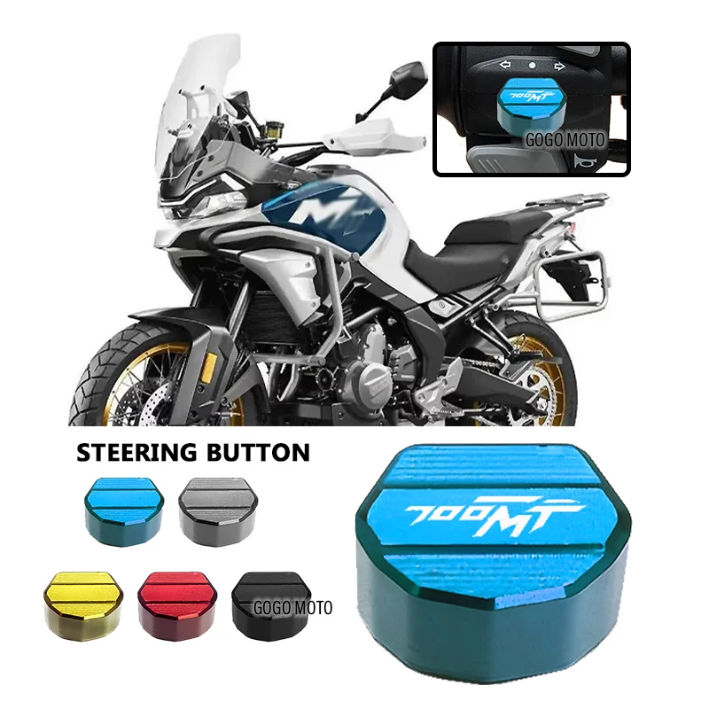 NEW Mototcycle Aluminum Switch Button Turn Signal Switch Key cap For CFMOTO 700MT 700 MT mt MT700 ADV Adventure 2024 2025 2026