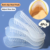 Upgrade Silicone Heel Stickers Heel Pads for Shoes Too Big Anti Slip Heel Cushion Non-Slip Inserts Pad Foot Heel Care Protector