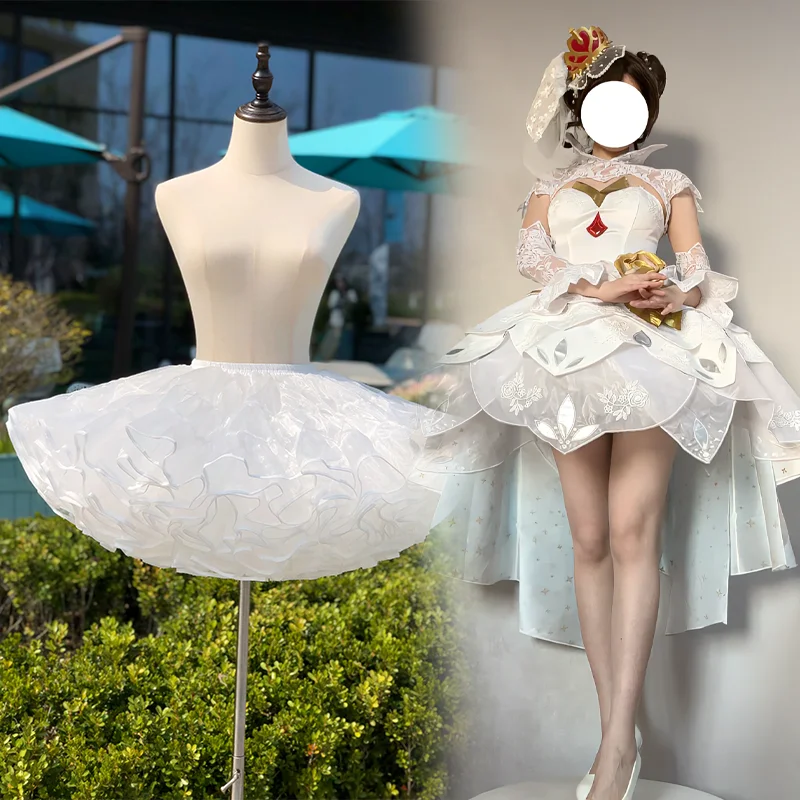 Lolita Five Layer Soft Tulle Underskirt Super Violent Boneless Cosplay Petticoat Everyday Puffy Skirt Dog Short Cloud Tutu Skirt