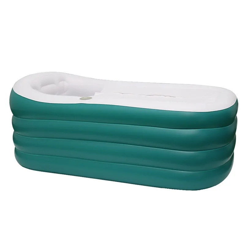 Household Large Folding Bathtub Portable Water Tub Indoor Room for Adult Children Spa Bath Thickened Inflatable Bathtub