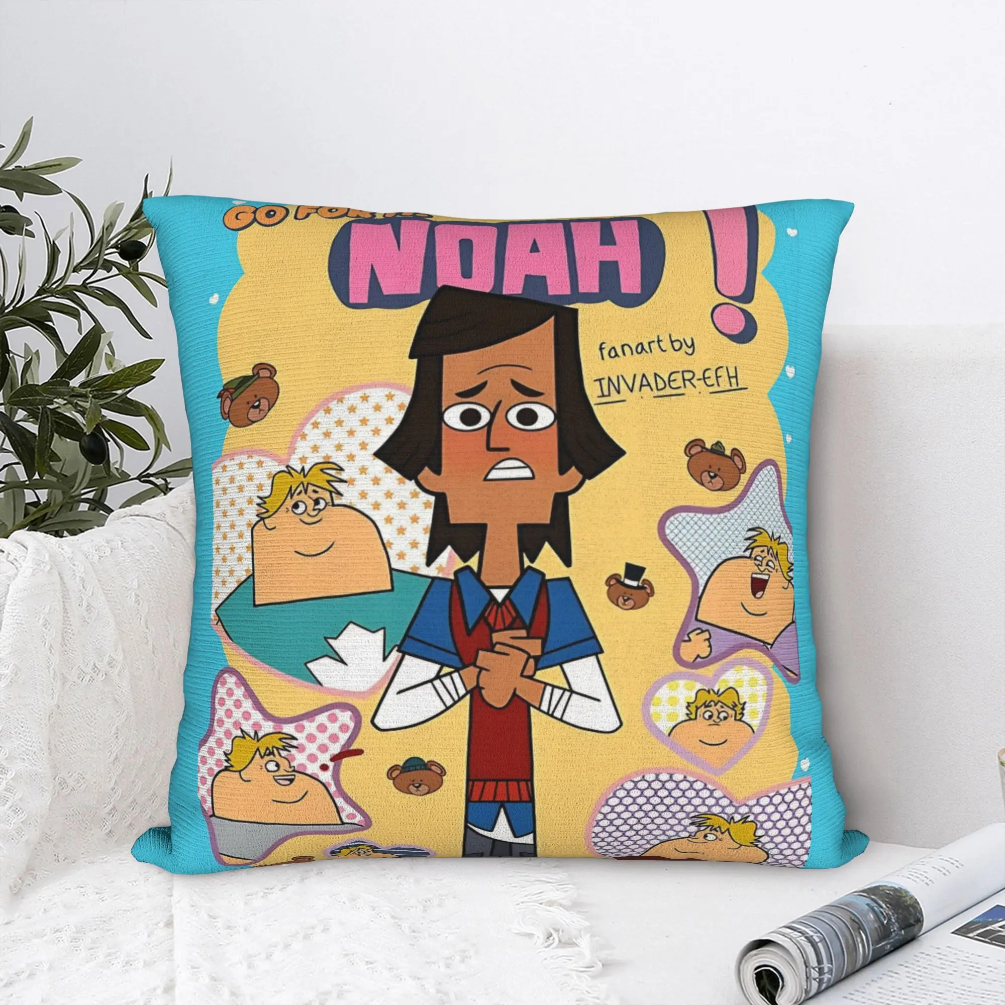 Go for it  Noah Totals Dramas  Square Pillow Cases  Cushion Covers Awesome Decorative Throw Pillow Case Cover for Car 40*40cm